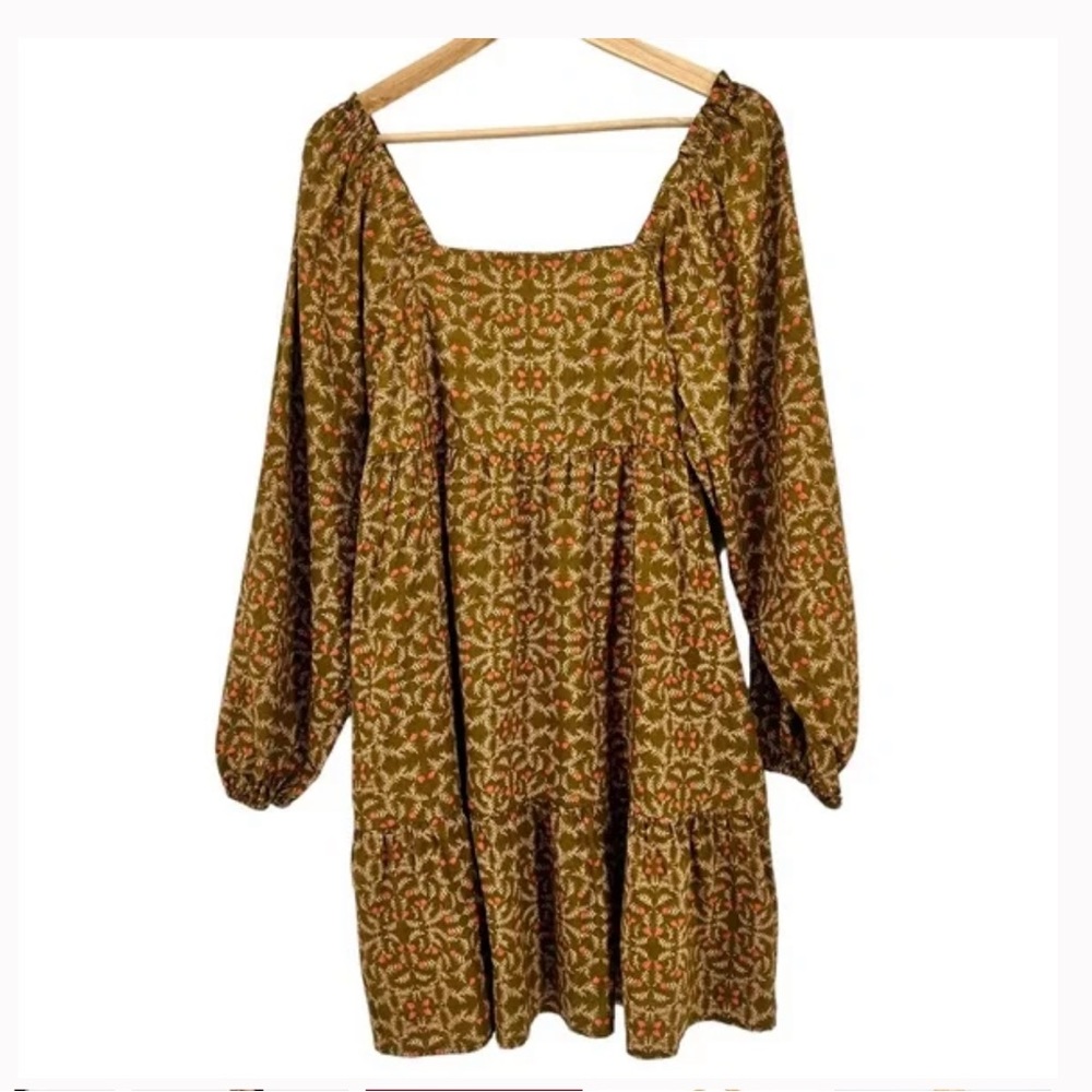Major sale $11 was $25 New Universal Thread long puff sleeves pioneer dress - Picture 10 of 12